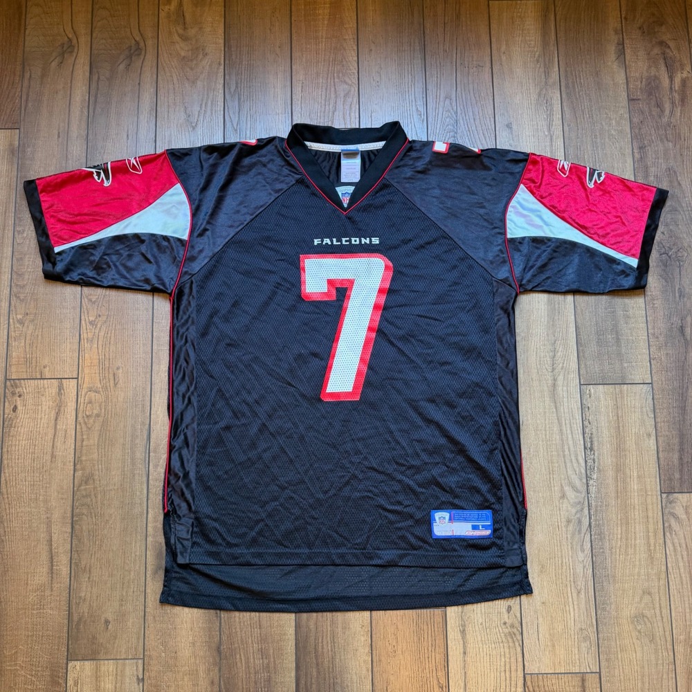 Vintage Reebok Atlanta Falcons Michael Vick 7 Jersey Black Men's Size Large